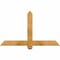 Ekena Millwork Eugene Rough Sawn Timber Gable Bracket, Western Red Cedar, 48"W x 28"H x 2"D x 4"F, 14/12 Pitch GBW048X28X0204EUG00RWR - alternate 1